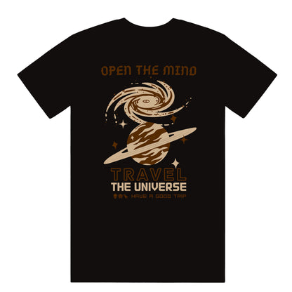 OPEN THE MIND Tee - Black