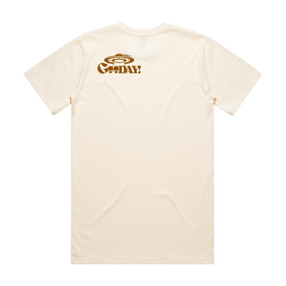 GooDAY! Heavy Tee - Natural Brown